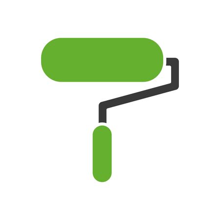 paint roller tool isolated icon vector illustration designのイラスト素材