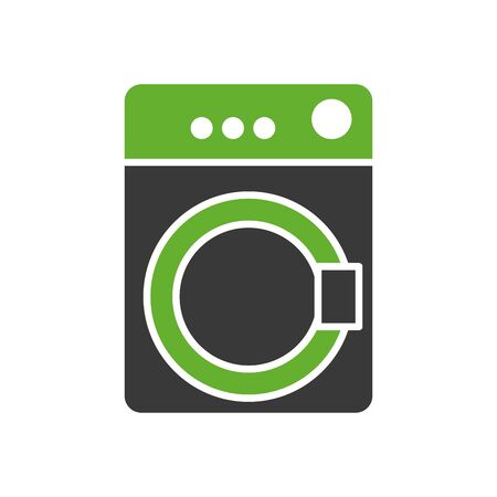 wash machine appliance isolated icon vector illustration designのイラスト素材