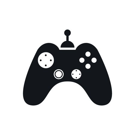 video game control handle icon vector illustration designのイラスト素材