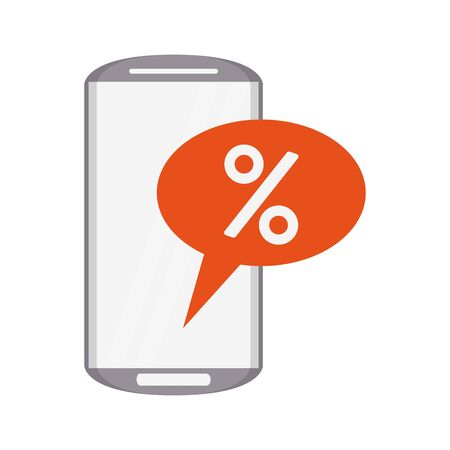 online shopping ecommerce sale, buying by smartphone cartoon vector illustration graphic designのイラスト素材