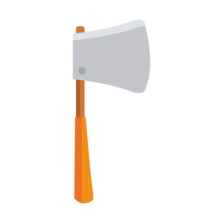 ax tool icon over white background, colorful design, vector illustrationのイラスト素材