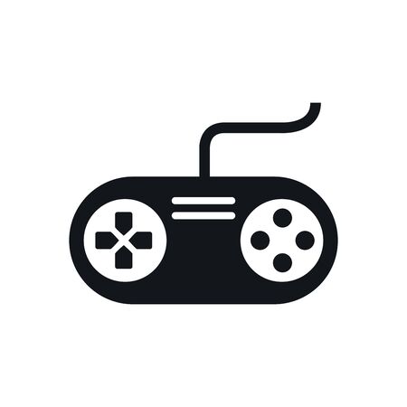 video game control handle icon vector illustration designのイラスト素材