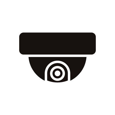 cctv video camera device isolated icon vector illustration designのイラスト素材