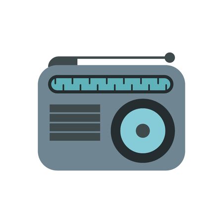 radio music player isolated icon vector illustration designのイラスト素材