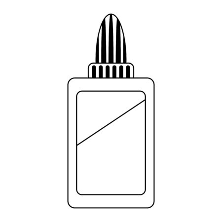 Glue bottle school utensil symbol Designeのイラスト素材