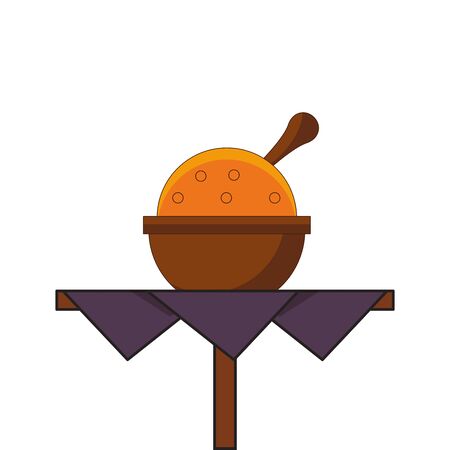 happy thanksgiving day card with food menu vector illustration designのイラスト素材