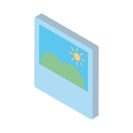 picture file image isolated icon vector illustration designのイラスト素材