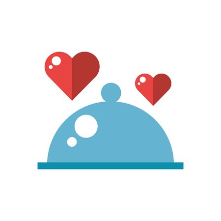 tray server menu isolated icon vector illustration designのイラスト素材