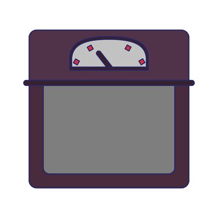 black balance of body weight and isolated symbols vector illustration graphic designのイラスト素材