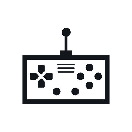 video game control handle icon vector illustration designのイラスト素材