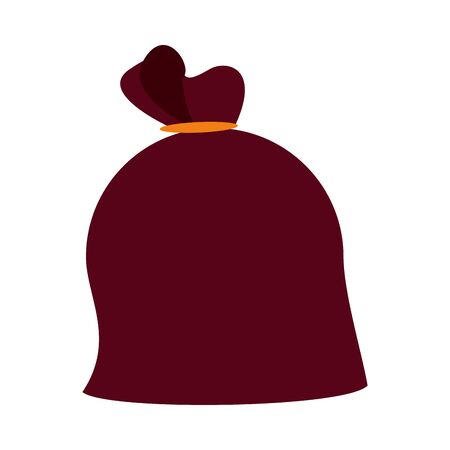 plastic garbage bag isolated icon vector illustration designのイラスト素材