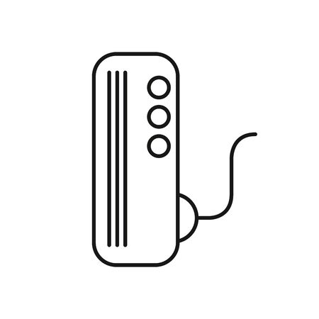 video game console device icon vector illustration designのイラスト素材