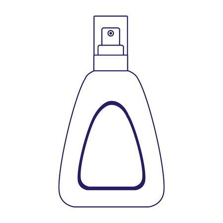 sun bronzer spray bottle icon over white background, flat design, vector illustrationのイラスト素材
