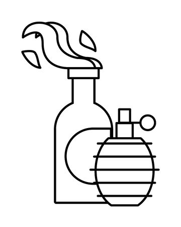 molotov bomb military force isolated icon vector illustration designのイラスト素材