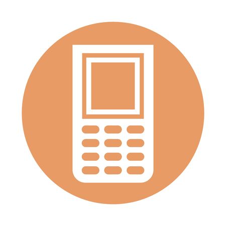 cellphone device technology isolated icon vector illustration designのイラスト素材