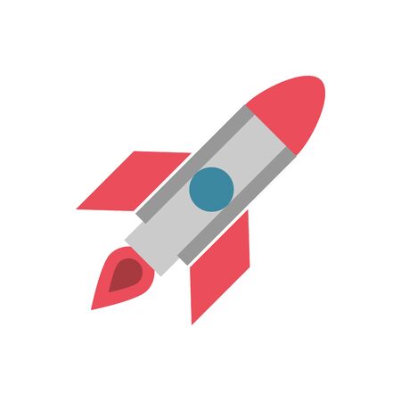 rocket military force isolated icon vector illustration designのイラスト素材