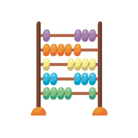 abacus child toy flat style icon vector illustration designのイラスト素材