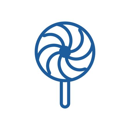 sweet lollipop candy isolated icon vector illustration designのイラスト素材