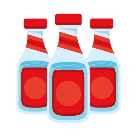 water bottles songkran festival icons vector illustration designのイラスト素材