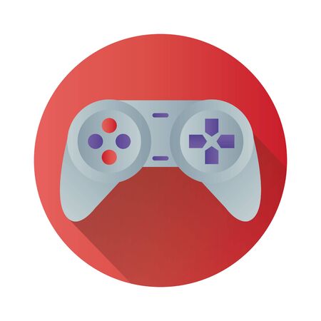 video game control block style icon vector illustration designのイラスト素材