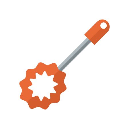 brush toilet flat style icon vector illustration designのイラスト素材