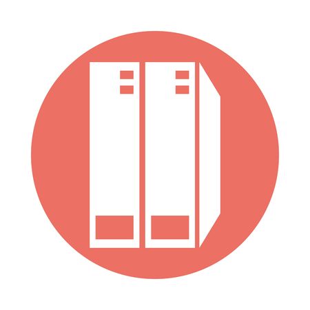 data server tower isolated icon vector illustration designのイラスト素材