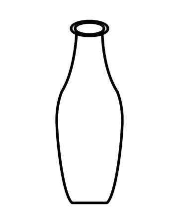 ceramic bottle decorative isolated icon vector illustration designのイラスト素材