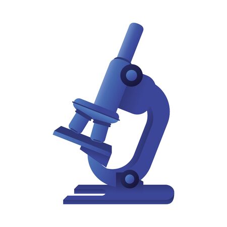 microscope laboratory tool isolated icon vector illustration designのイラスト素材
