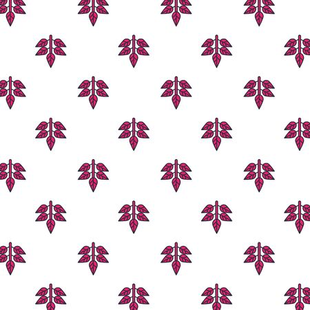 branches with leafs pattern background vector illustration designのイラスト素材