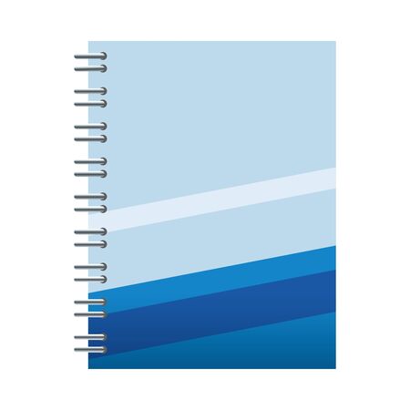 notebook with stationery template vector illustration designのイラスト素材