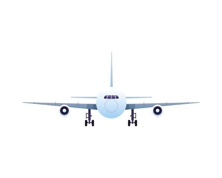 airplane airline vehicle isolated icon vector illustration designのイラスト素材