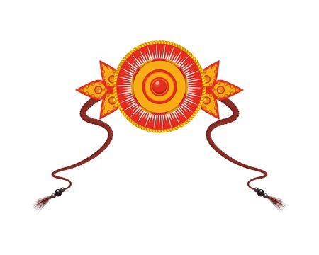 ethnic mandala with rope tapes hindu style vector illustration designのイラスト素材