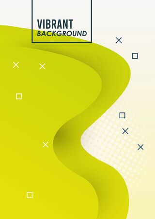 vibrant colors and dinamic background vector illustration designのイラスト素材