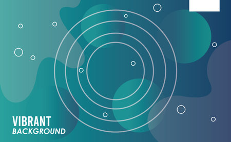 vibrant colors and dinamic background with circular target vector illustration designのイラスト素材