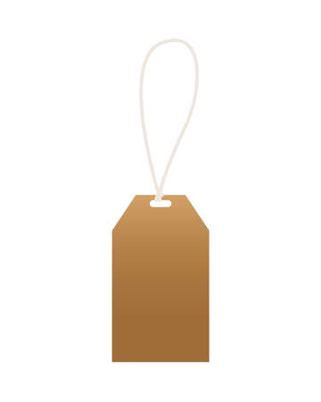 carton commercial tag hanging icon vector illustration designのイラスト素材