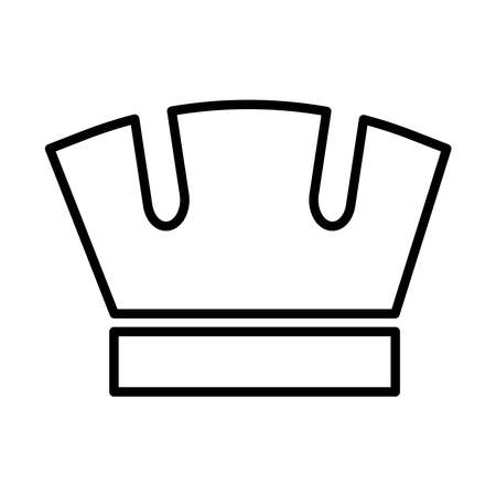 royal crown of mural line style icon vector illustration designのイラスト素材