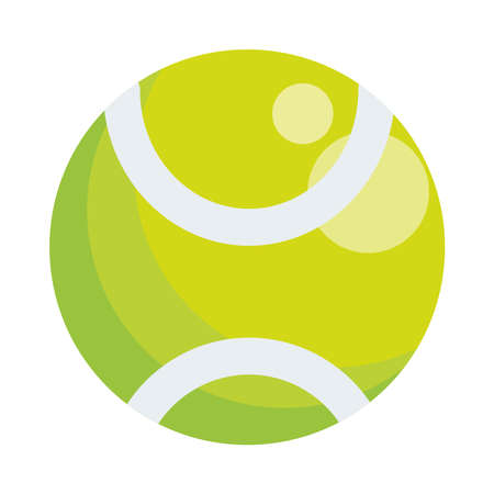 tennis ball sport equipment icon vector illustration designのイラスト素材