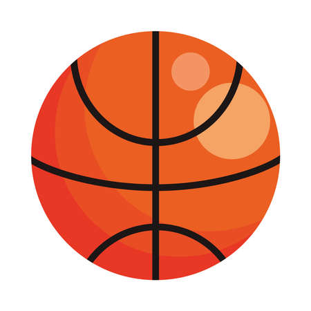 basketball balloon sport isolated icon vector illustration designのイラスト素材