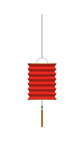 japanese lamp paper hanging icon vector illustration designのイラスト素材