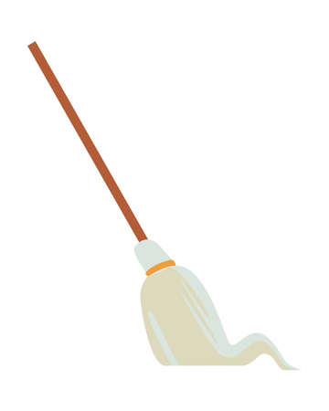 housekeeping mop tool isolated icon vector illustration designのイラスト素材