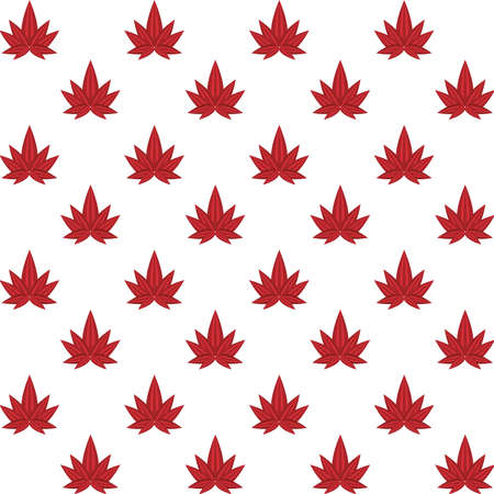 autumn leafs decoration pattern background vector illustration designのイラスト素材