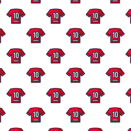 captain tshirt uniform team pattern vector illustration designのイラスト素材