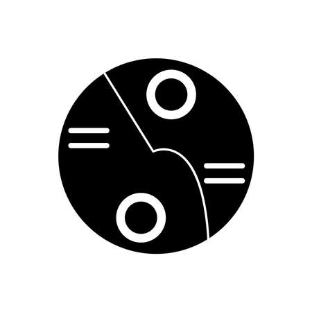 navratri sarnaism silhouette style icon vector illustration designのイラスト素材