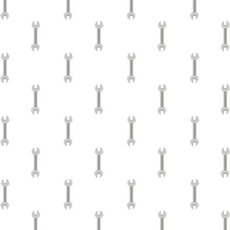 wrench keys tools pattern background vector illustration designのイラスト素材