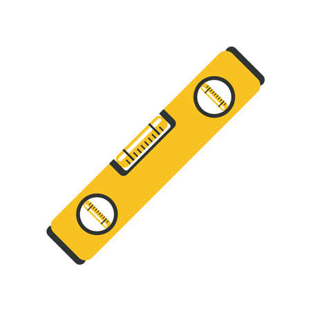 level tool flat style icon vector illustration designのイラスト素材