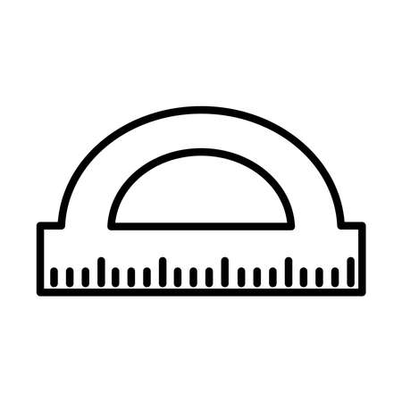 rule geometric supply line style icon vector illustration designのイラスト素材