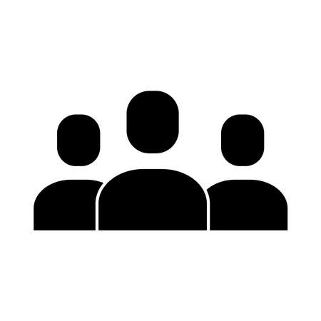 group of people protesting silhouette style icon vector illustration designのイラスト素材