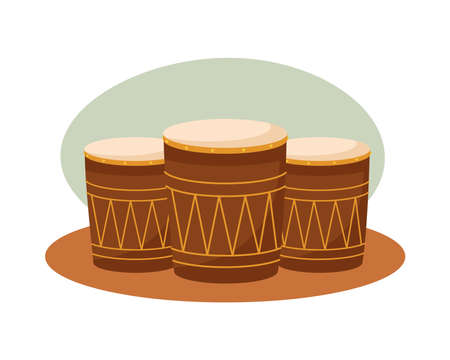 drums instruments design, Music sound melody song musical art and composition theme Vector illustrationのイラスト素材