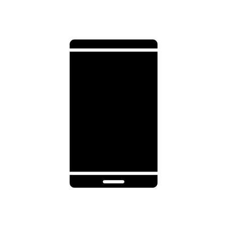 smartphone device tech silhouette style icon vector illustration designのイラスト素材