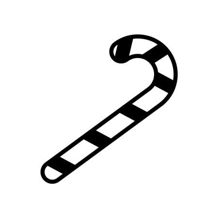 sweet cane candy line style icon vector illustration designのイラスト素材